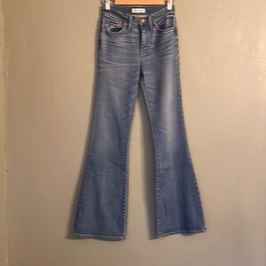 Madewell Womens Flea Market Flare Jeans Blue Denim Size 25
